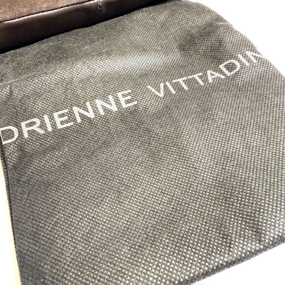 Distressed Dark Brown Suede Leather Hobo Shoulder Bag NWT - Picture 2 of 14